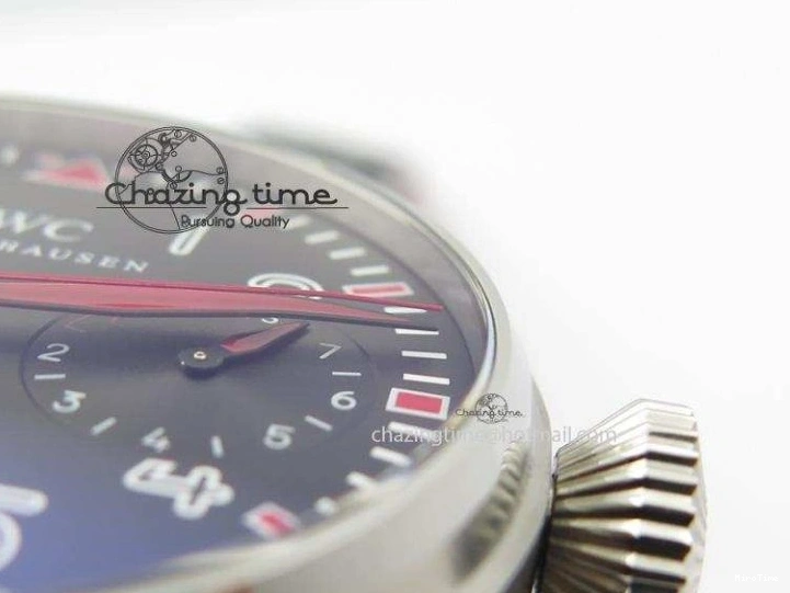 MIROTIME 0220 RelaxedFit Big Pilot Real PR IW500435 “Muhammad Ali” ZF Best Edition On Black Leather Strap A 7295